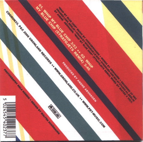 Pet : Whip My Blue Chip (CD, Single)