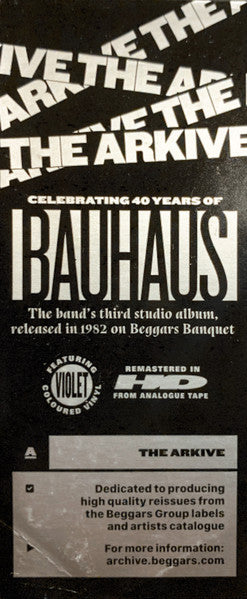 Bauhaus : The Sky's Gone Out (LP, Album, Ltd, RE, RM, Vio)