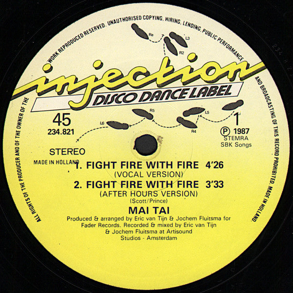 Mai Tai : Fight Fire With Fire (12")