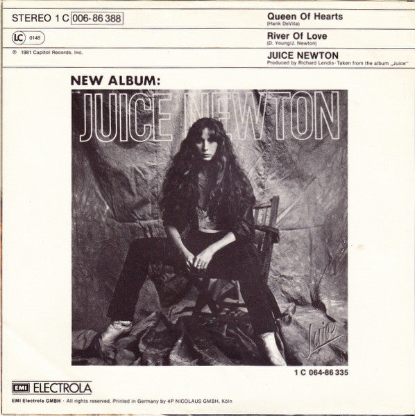 Juice Newton : Queen Of Hearts (7", Single)