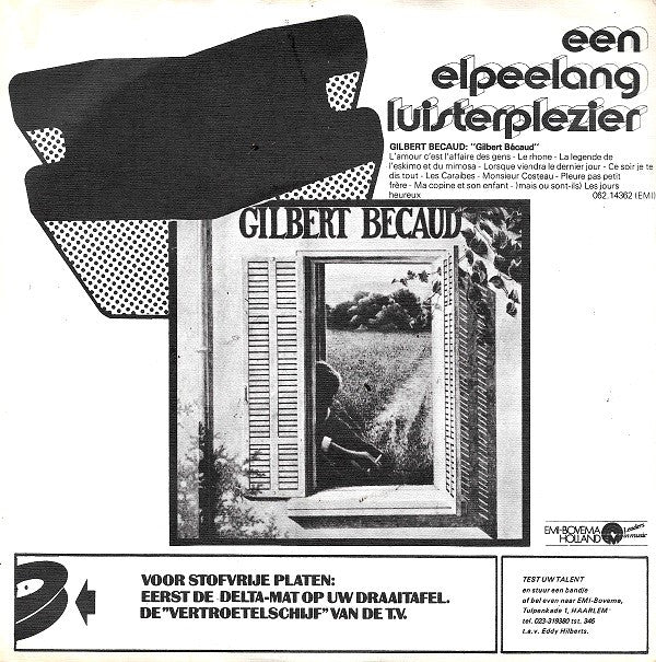 Gilbert Bécaud : L'amour C'est L'affaire Des Gens (7", Single)