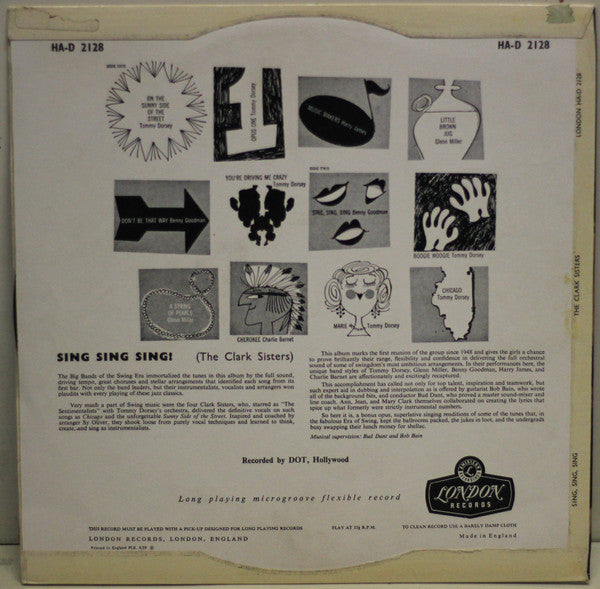 The Clark Sisters (2) : Sing Sing Sing (LP, Album)