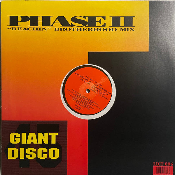 Phase II : Reachin' (Remix) (12")