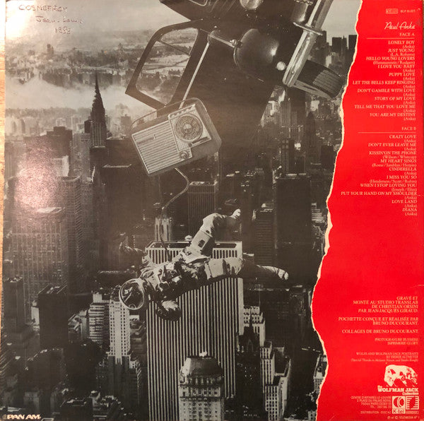 Paul Anka : Let's Dance To The Wolfman Jack Collection - Paul Anka (LP, Comp, Gat)