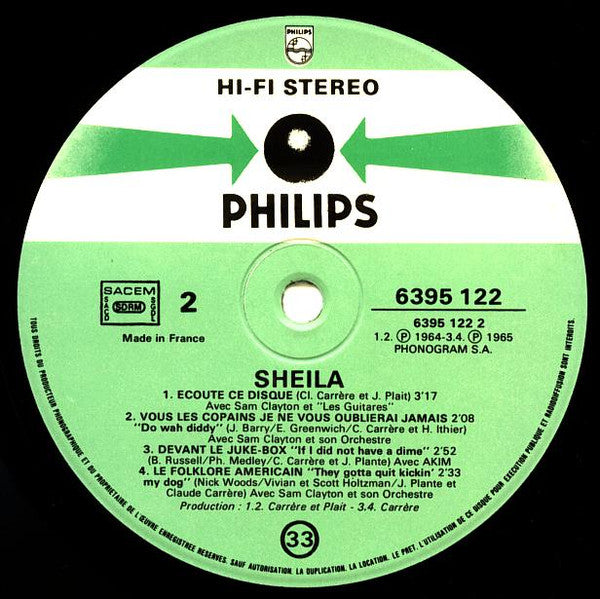 Sheila (5) : L'ecole Est Finie (10", Comp)