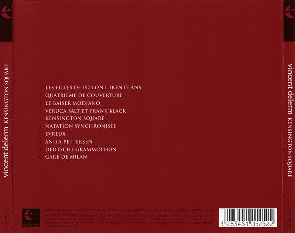Vincent Delerm : Kensington Square (CD, Album)