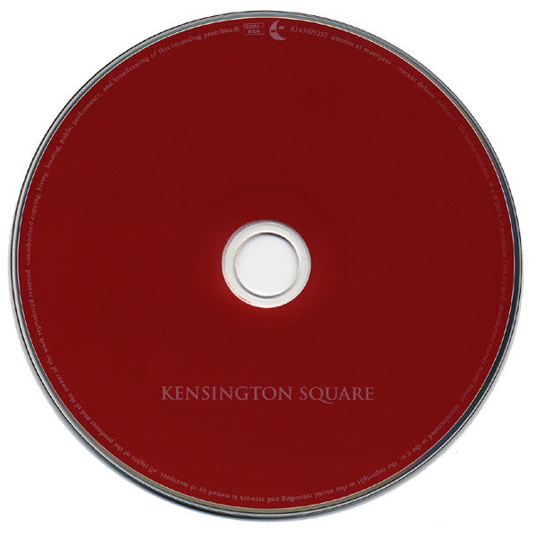 Vincent Delerm : Kensington Square (CD, Album)