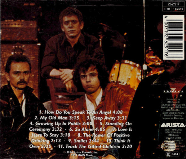 Lou Reed : Growing Up In Public (CD, Album, RE)