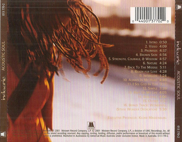 India.Arie : Acoustic Soul (CD, Album)