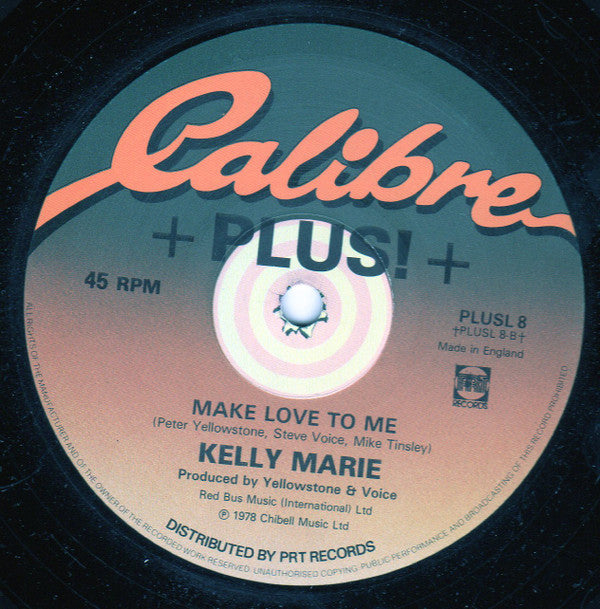 Kelly Marie : Don't Stop Your Love / Make Love To Me (12")
