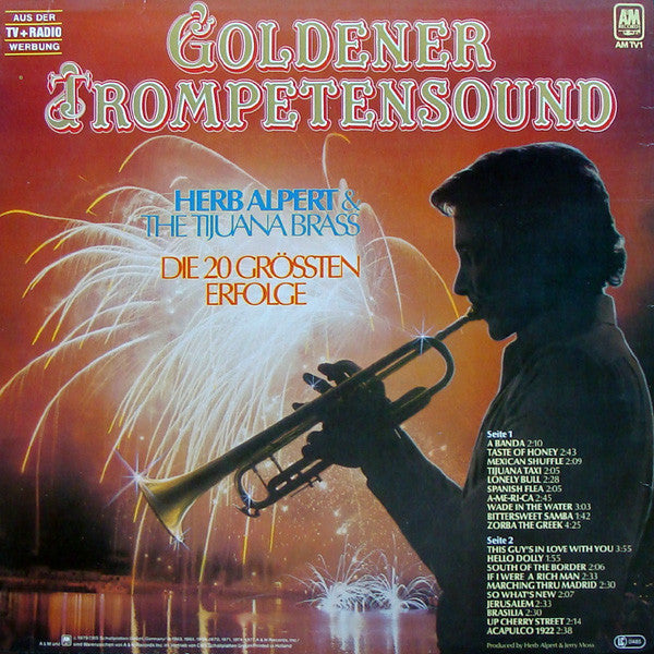 Herb Alpert & The Tijuana Brass : Goldener Trompetensound - Die 20 Grössten Erfolge (LP, Comp)