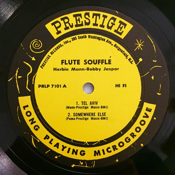 Herbie Mann / Bobby Jaspar : Flute Soufflé (LP, Album, Mono, RP)