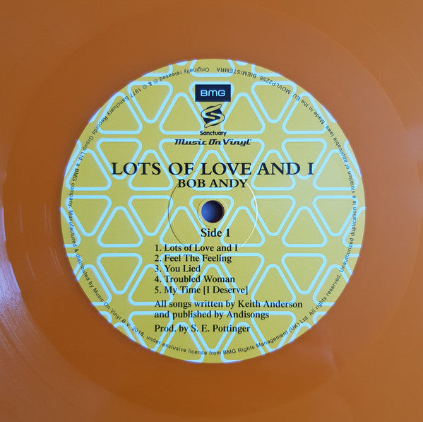 Bob Andy : Lots Of Love And I (LP, Album, Ltd, Num, RE, Ora)