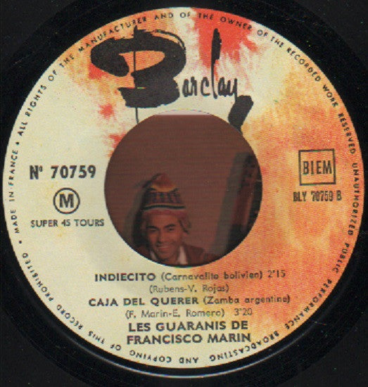 Les Guaranis : Oowee Oowee Oowee (7", EP, Mono)