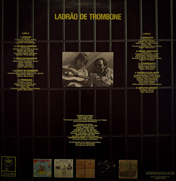 Bocato : Ladrão De Trombone (LP, Album)