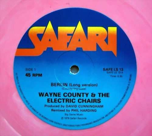 The Electric Chairs : Berlin (Long Version) (12", Single, Pin)