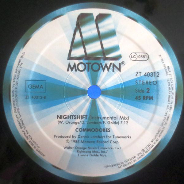 Commodores : Janet (12", Maxi)