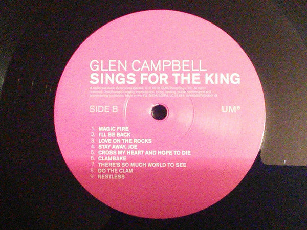 Glen Campbell : Sings For The King (LP, Album)