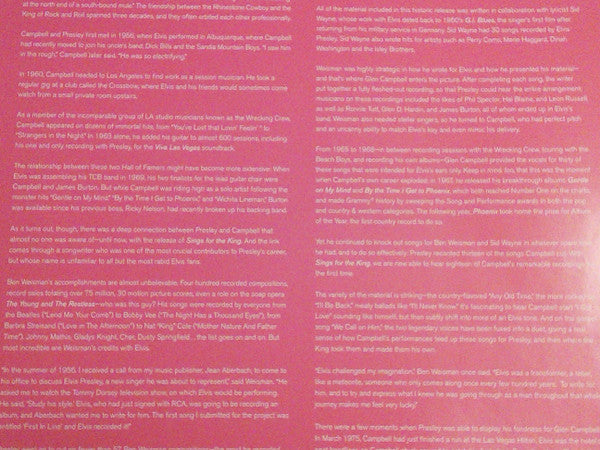 Glen Campbell : Sings For The King (LP, Album)