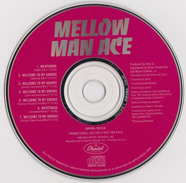 Mellow Man Ace : Mentirosa (CD, Single, Promo)
