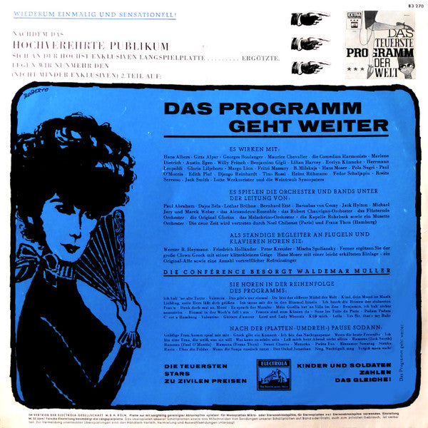 Various : Das Programm Geht Weiter (LP, Comp)