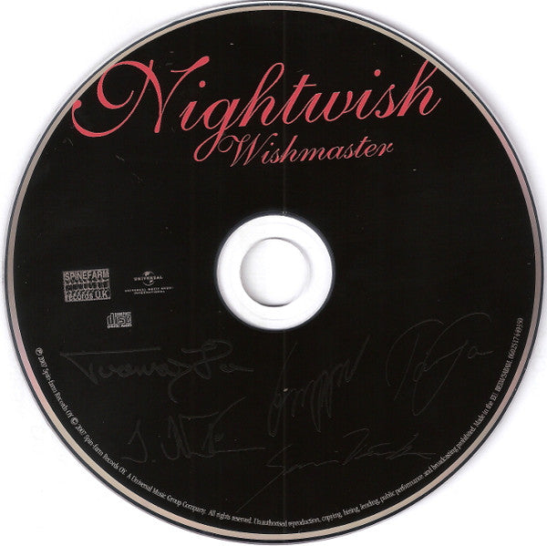Nightwish : Wishmaster (CD, Album, RE, Off)