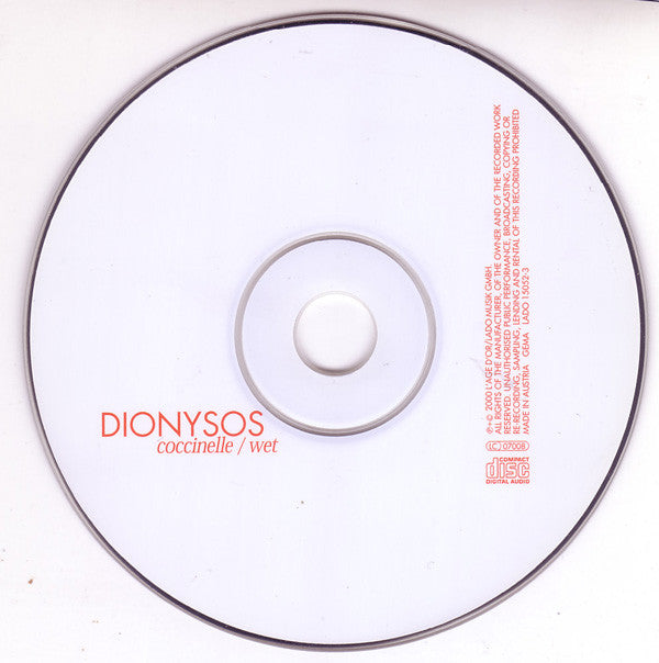 Dionysos (2) : Coccinelle / Wet (CD, Single)