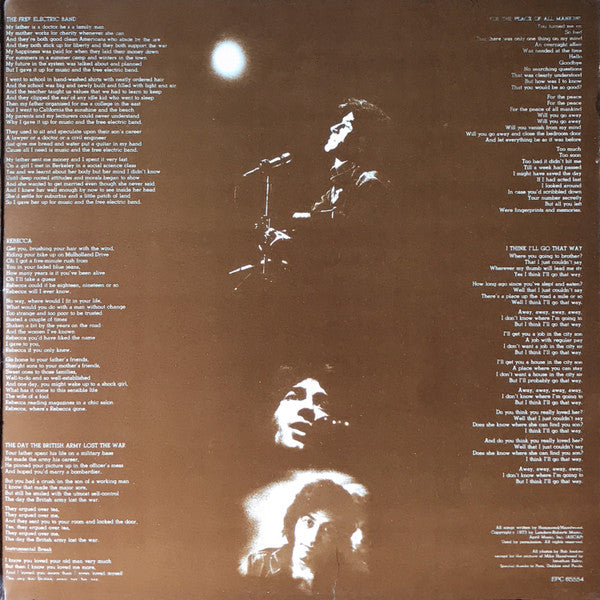 Albert Hammond : The Free Electric Band (LP, Album, Gat)