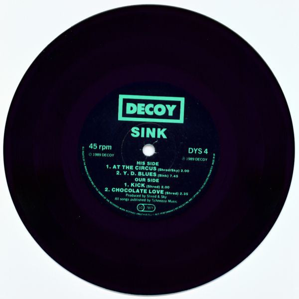 Sink (4) : Don't Burn The Hook (7", EP)