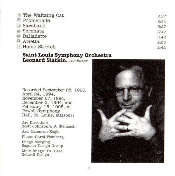 Saint Louis Symphony Orchestra, Leonard Slatkin : Leroy Anderson Favorites (CD, Album)