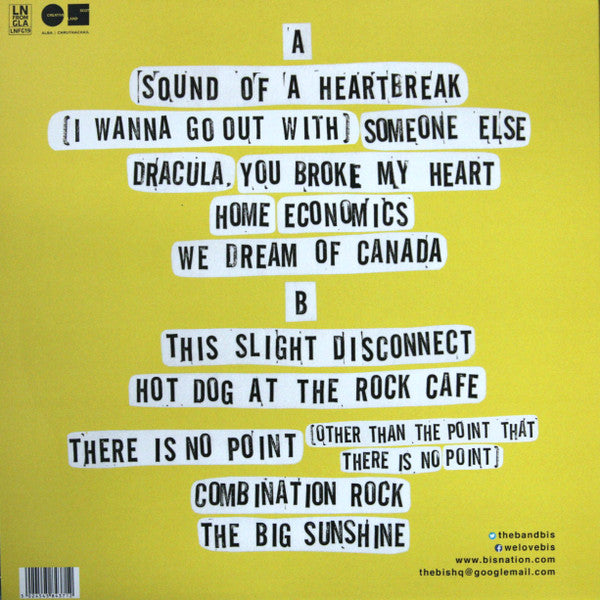 Bis : Slight Disconnects (LP, Album, Ltd, Yel)