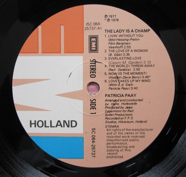 Patricia Paay : The Lady Is A Champ (LP, Album)