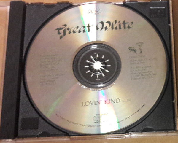 Great White : Lovin' Kind (CD, Single, Promo)