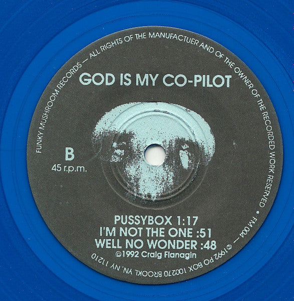 God Is My Co-Pilot : On A Wing & A Prayer (7", Blu)