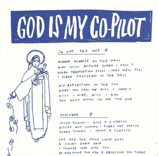 God Is My Co-Pilot : On A Wing & A Prayer (7", Blu)