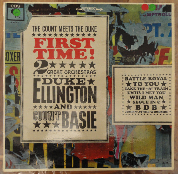 Duke Ellington And Count Basie : First Time ! The Count Meets The Duke (LP, Album, RE)
