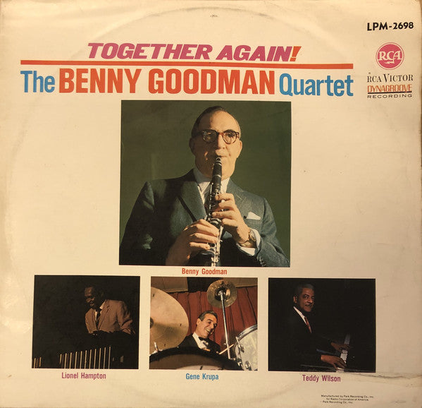 The Benny Goodman Quartet : Together Again! (LP, Album, Mono)