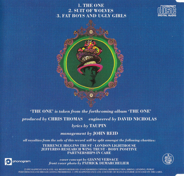 Elton John : The One (CD, Single)