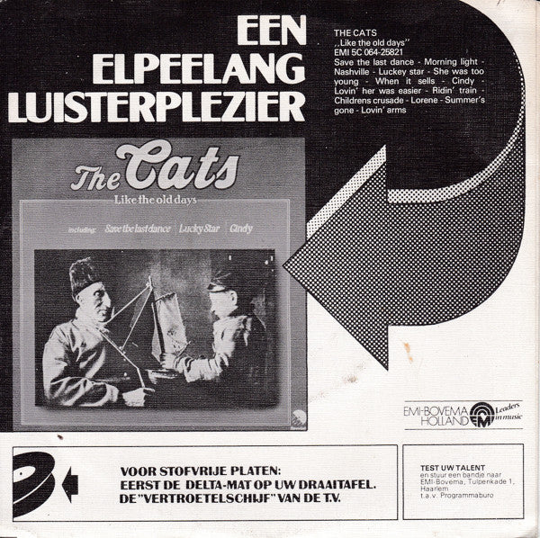 The Cats : She Was Too Young (7", Single)