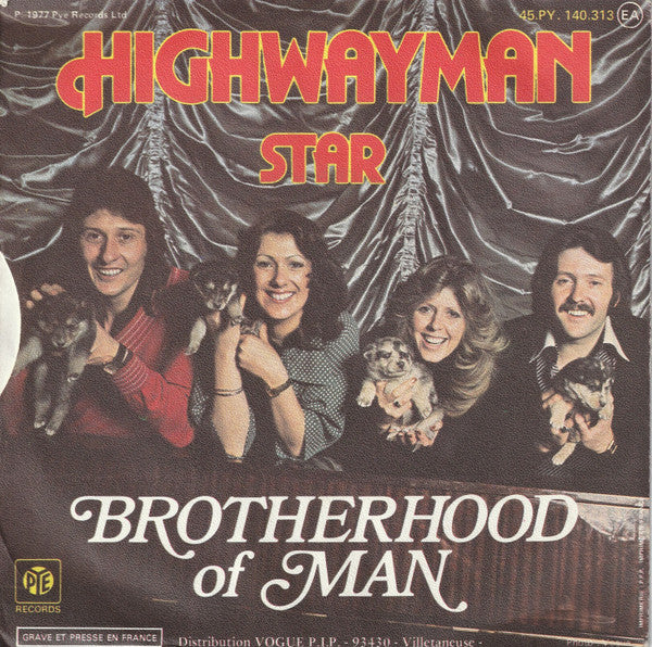 Brotherhood Of Man : Highwayman (7", Single)