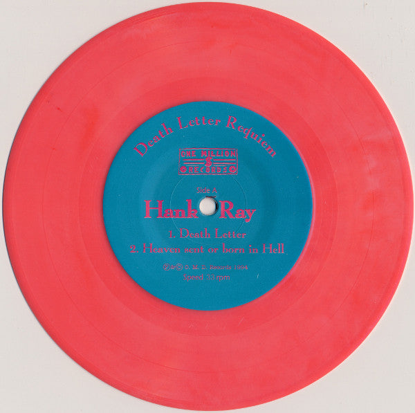 Hank Ray : Death Letter Requiem (7", EP, Pin)