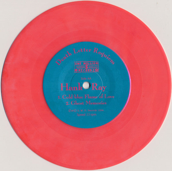 Hank Ray : Death Letter Requiem (7", EP, Pin)