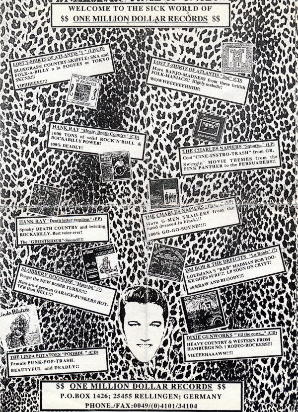 Hank Ray : Death Letter Requiem (7", EP, Pin)