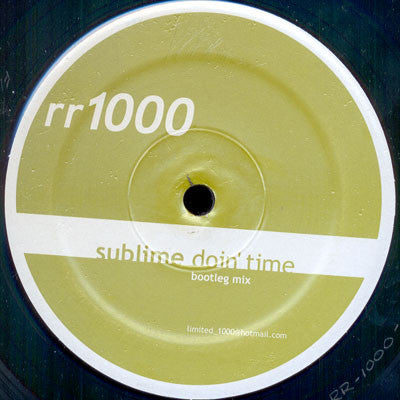 Sublime (2) : Doin' Time (Bootleg Mix) (12", S/Sided, Unofficial)