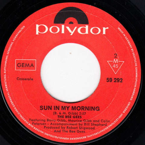 Bee Gees : Tomorrow Tomorrow (7", Single, Mono)