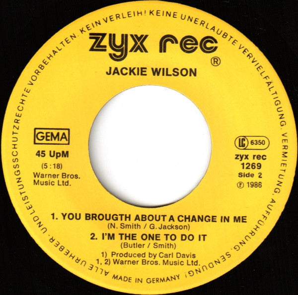 Jackie Wilson : Reet Petite (7", Single)