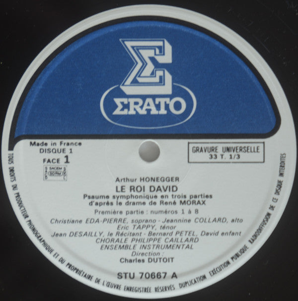 Arthur Honegger - Charles Dutoit : Le Roi David (Version Originale) (2xLP + Box)