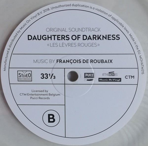 François De Roubaix : Daughters Of Darkness - Les Lèvres Rouges (Original Soundtrack) (LP, Album, Ltd, Num, Tra)