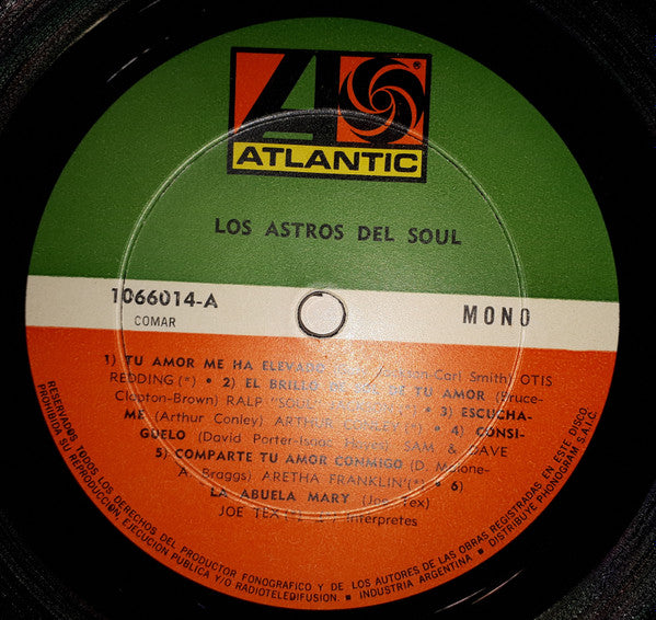 Various : Los Astros Del Soul (LP, Comp, Mono)