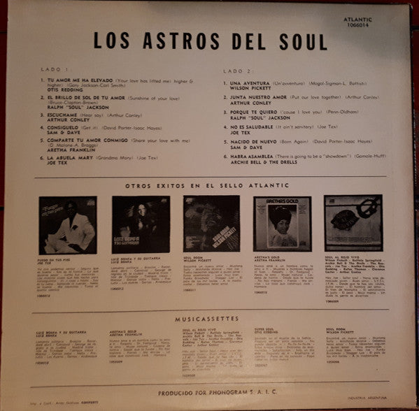 Various : Los Astros Del Soul (LP, Comp, Mono)